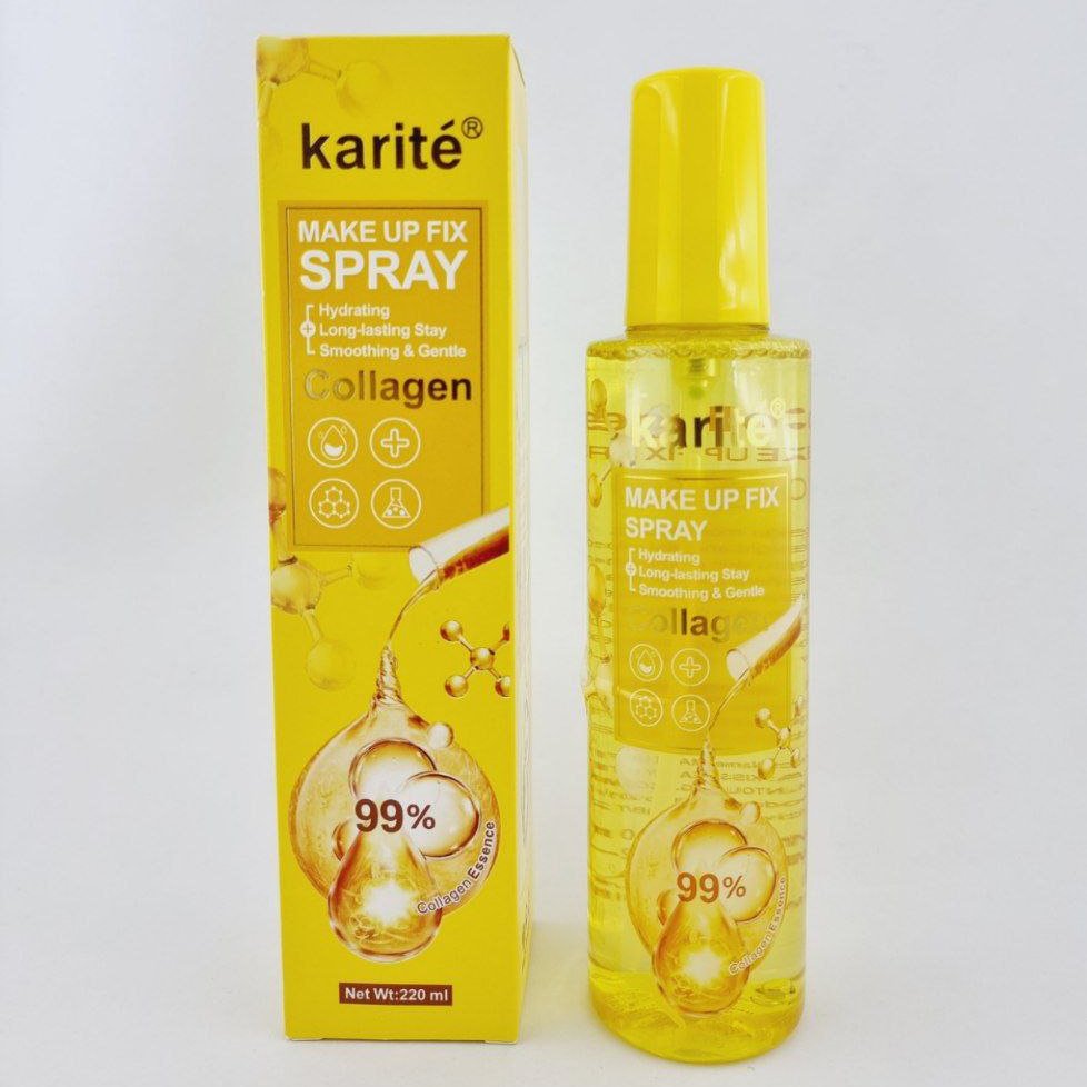 اسپری فیکس کلاژن کاریته
Karite collagen makeup fix Spray