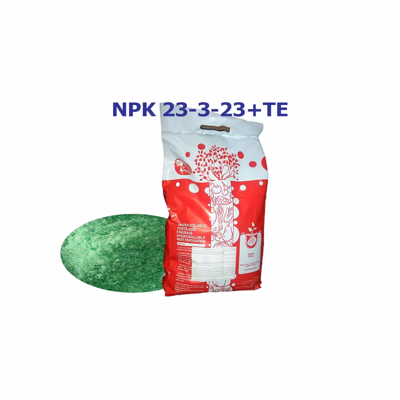 کود تتاکو مدل MORESPRAY  NPK 23-3-23 وزن 10 کیلوگرم