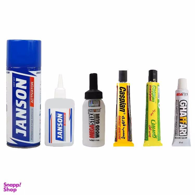 پک چسب مایع مجموعه 5 عددی