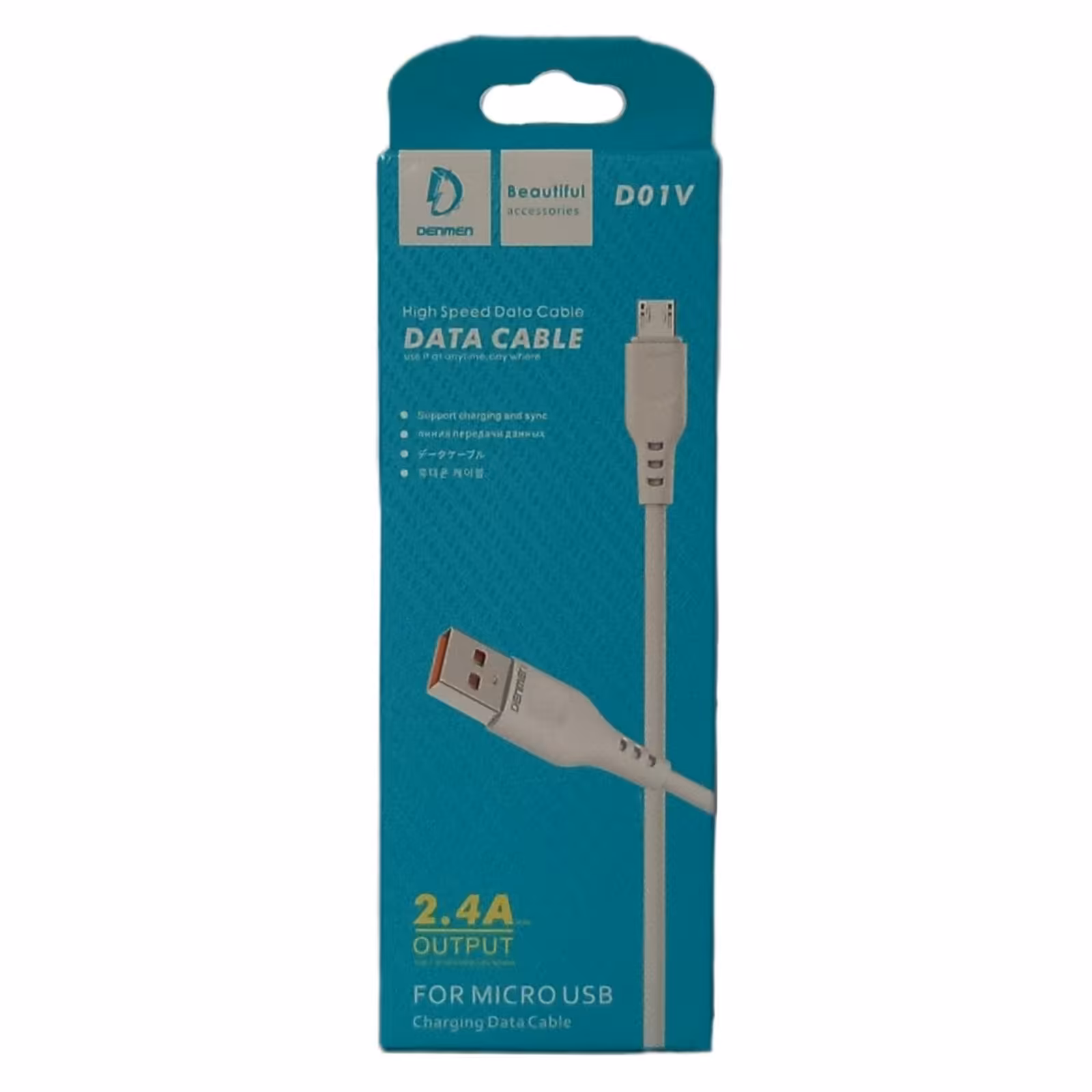 کابل شارژ Denmen میکرو مدل DO1v یک متری