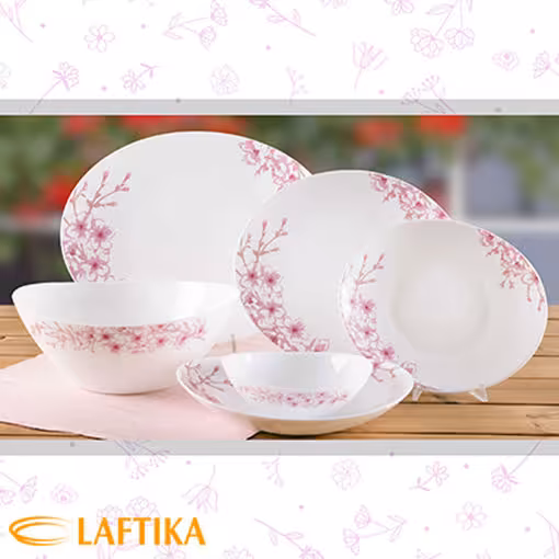 سرویس غذاخوری الین پارس اپال 6 نفره بیضی کد 247