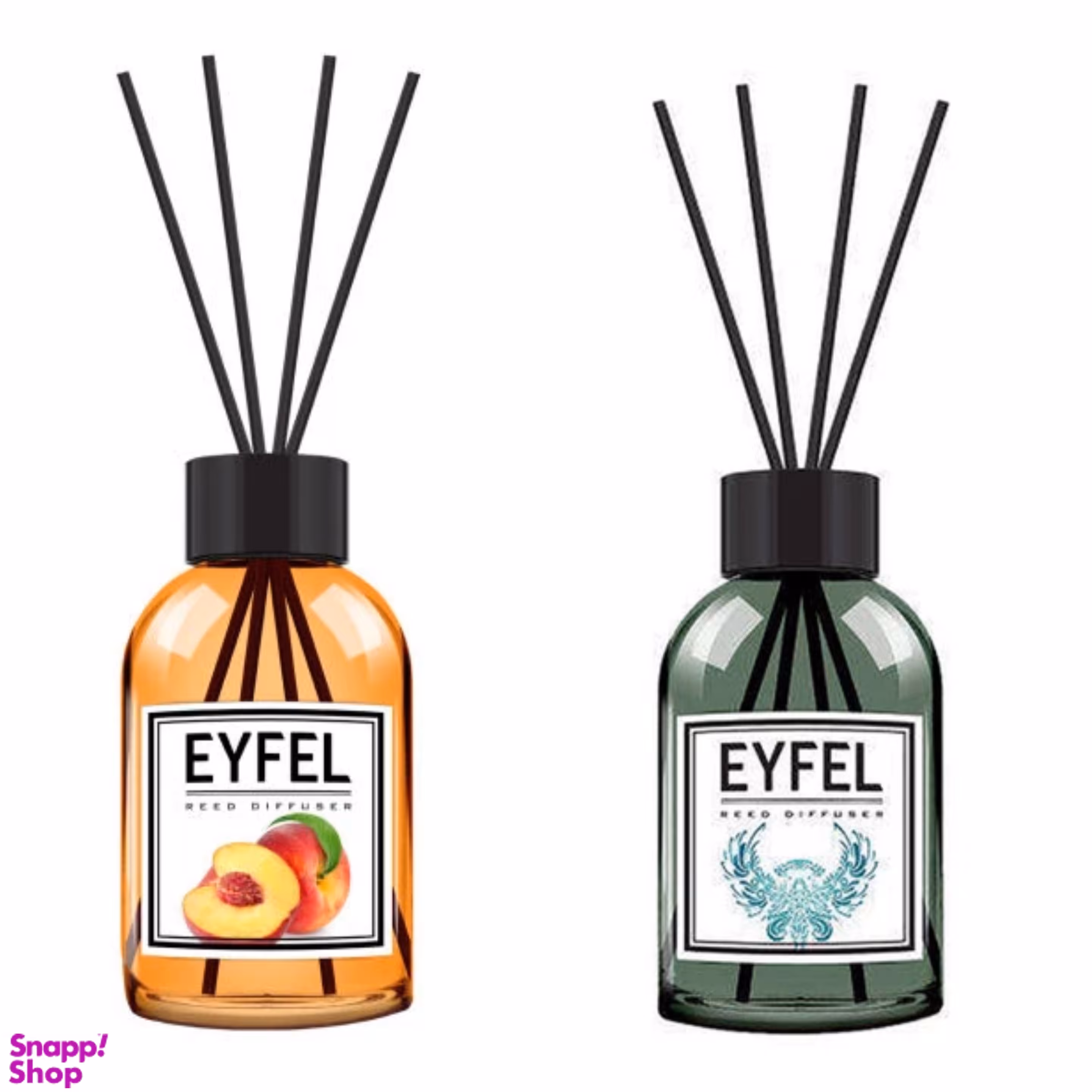 خوشبو کننده هوا ایفل مدل هلو و ملک آنجل حجم 120 میلی لیتر بسته 2 عددی