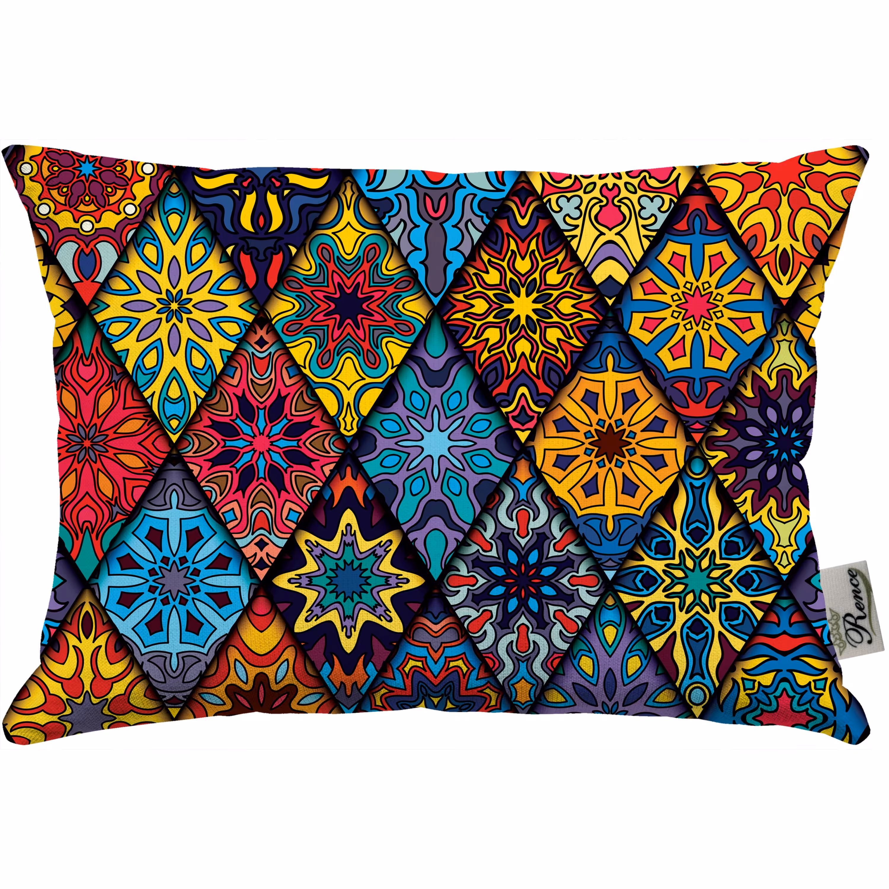 کوسن مبل مخمل طرح سنتی سایز 33 در 47 مدل R1-79 شرکت رنس