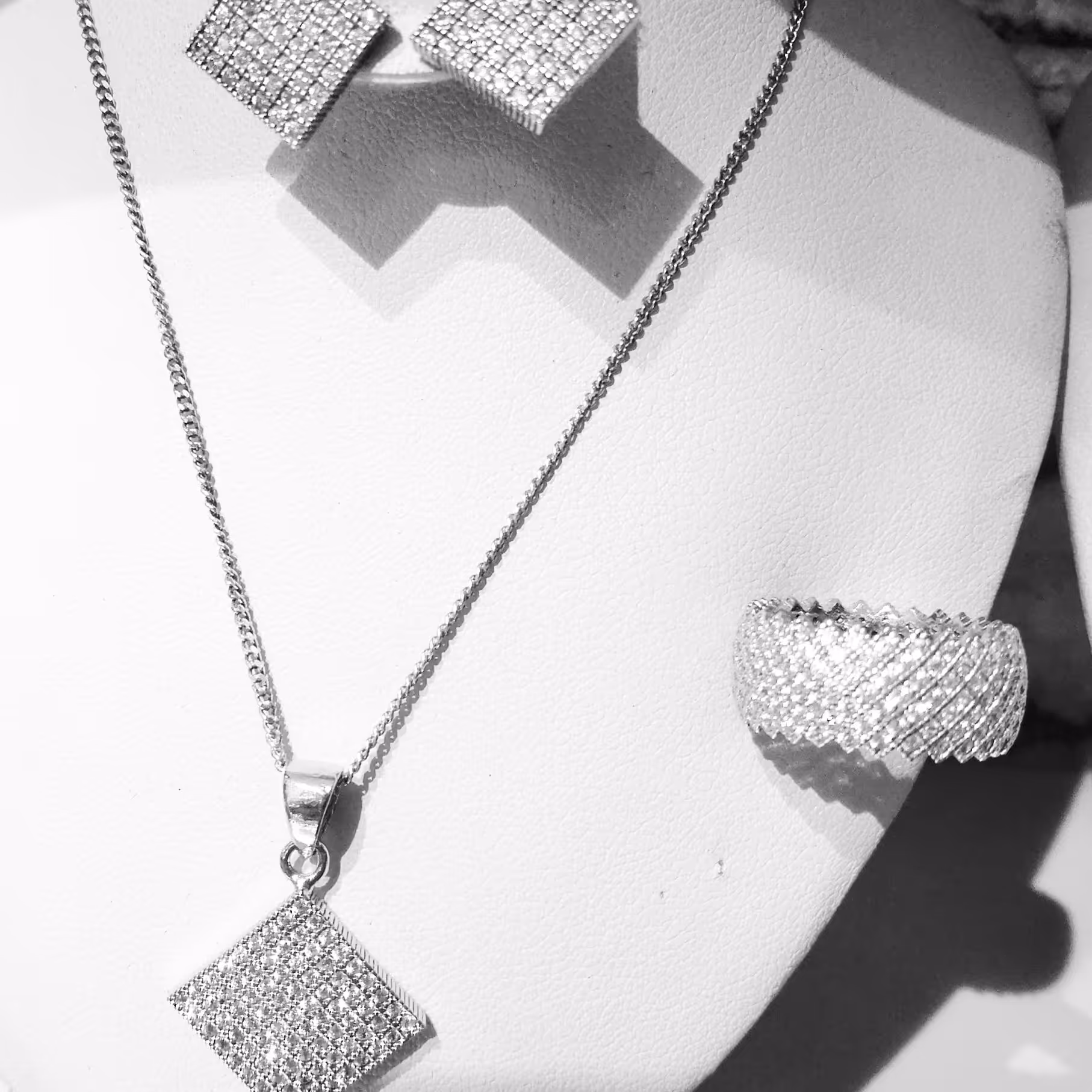 نیم ست نقره 925