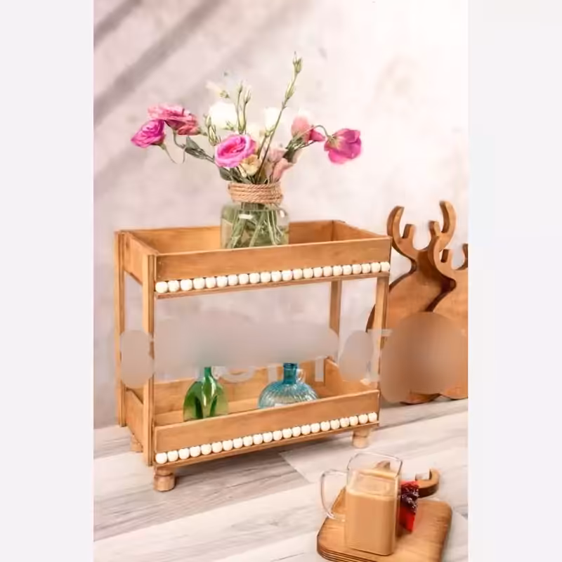 استند دوطبقه مهره دار مستطیل