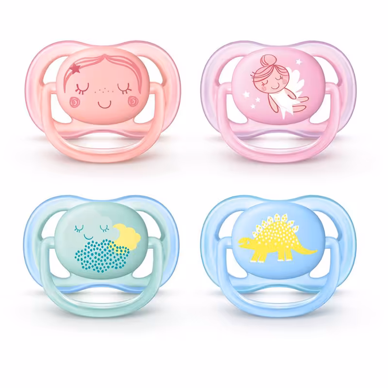 پستانک الترا ایر 2 عددی 0-6 ماه Fashion اونت Avent