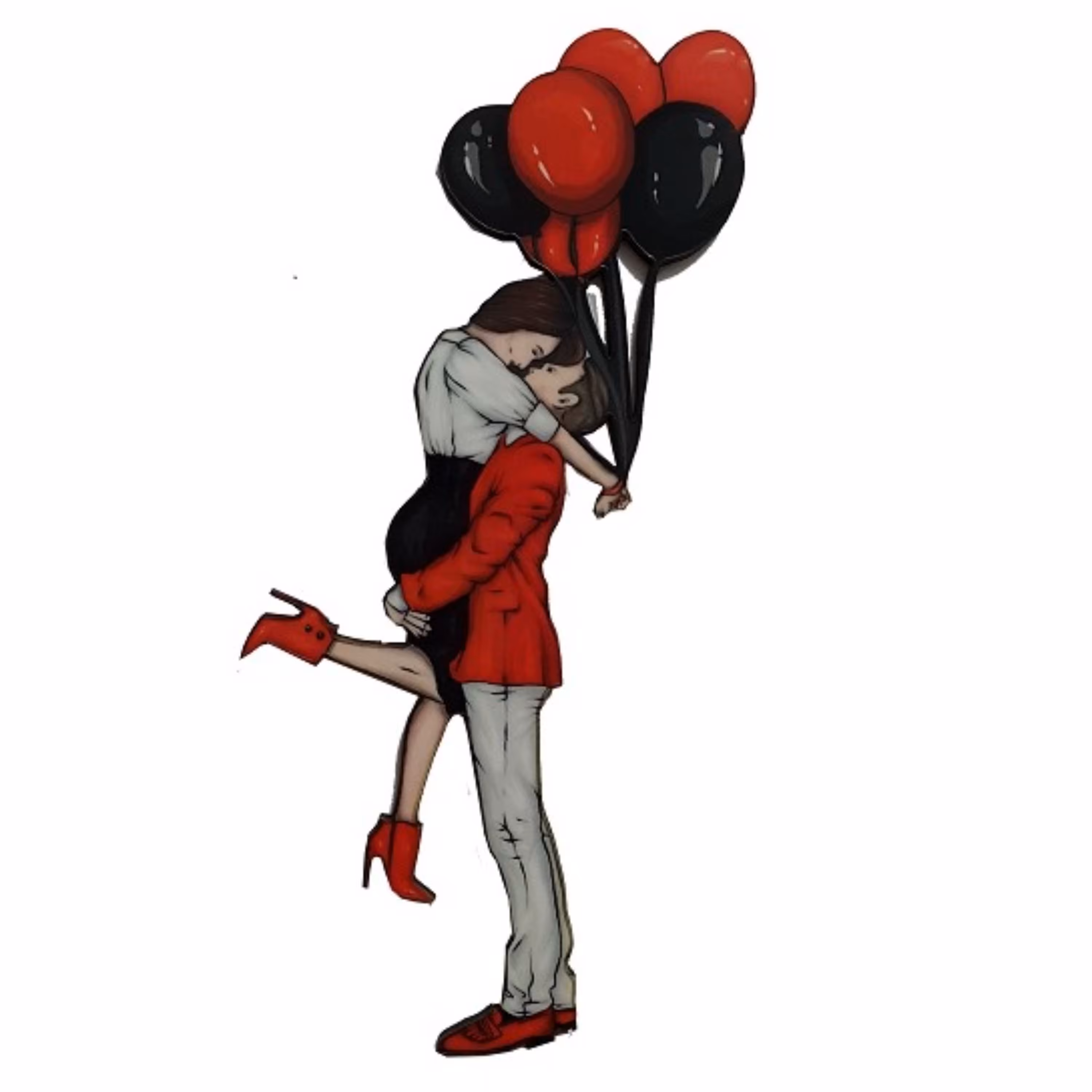 تاپر تزیین کیک بهگز مدل رمانتیک مناسب برای تزیین کیک تولد ومهمانی