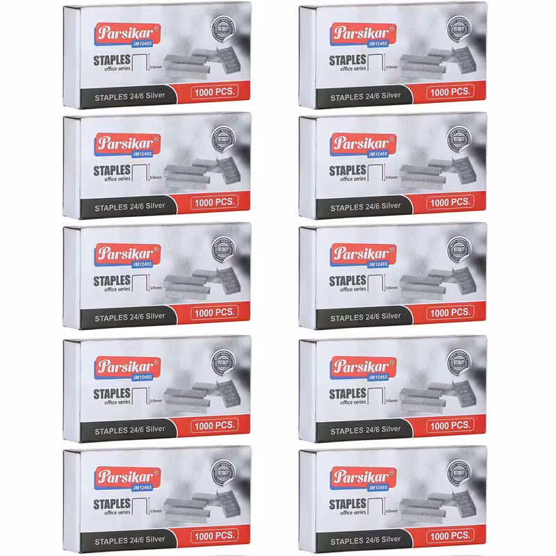 سوزن منگنه پارسیکار مدل silver کد 24-6 بسته 10 عددی