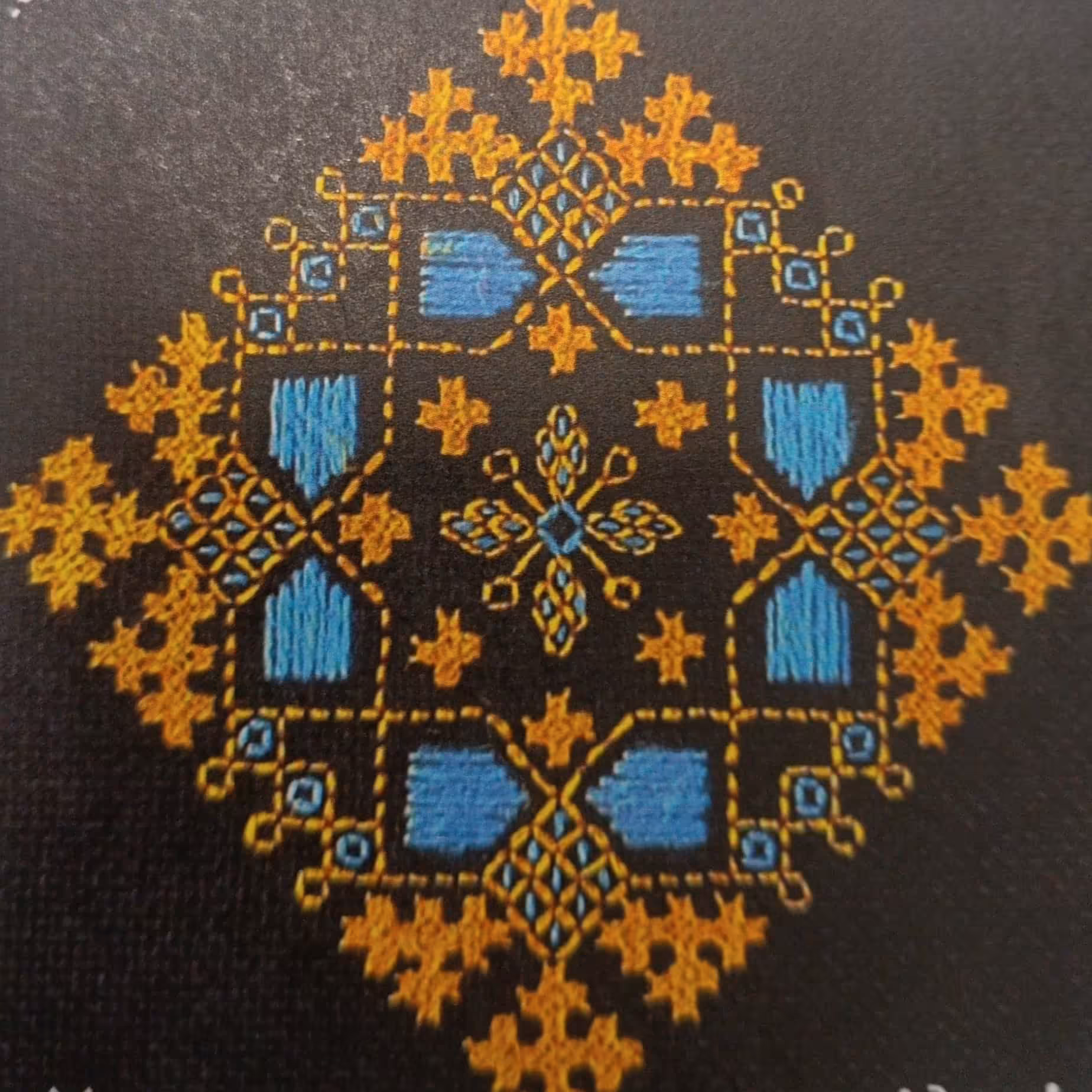 تابلو سوزن دوزی شده دوخت پلیوار 