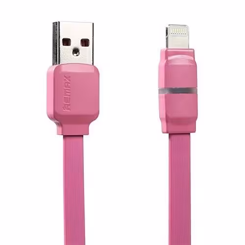 کابل تخت تبدیل USB به لایتنینگ ریمکس مدل Breathe به طول 1 متر