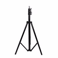 سه پایه رینگ لایت دومتری فلزی استند وسایل نور پردازی و تراز لیزری جانبی باکس