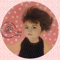 نقاشی تک چهره قطر 20