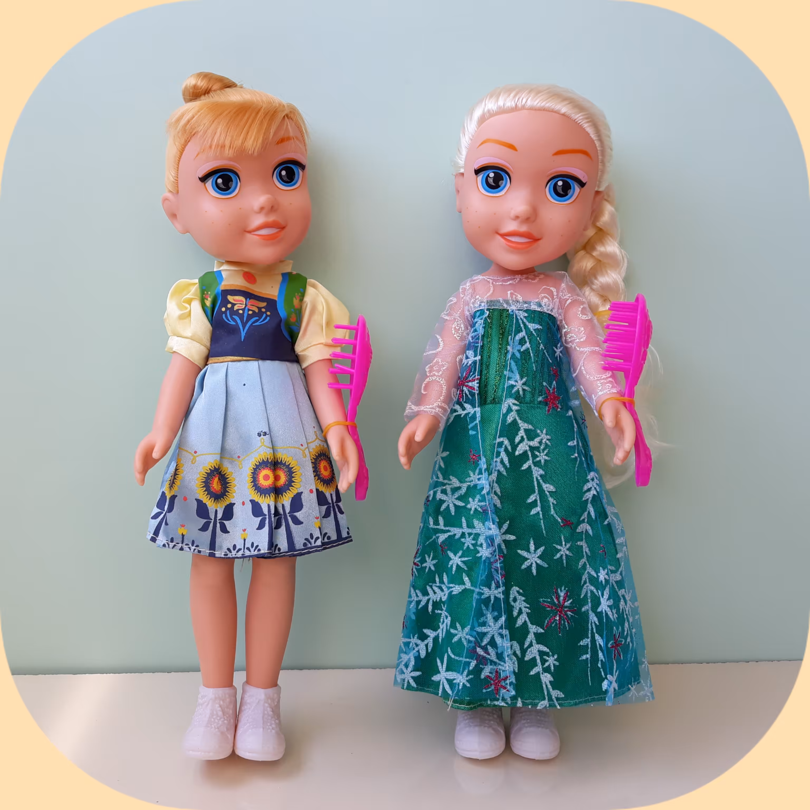 عروسک السا آنا با ارسال رایگان گوشتی و موزیکال ارتفاع 30 سانت