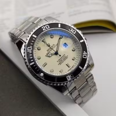 ساعت رولکس ساب مارینر مردانه نقره ای قاب مشکی و خاص