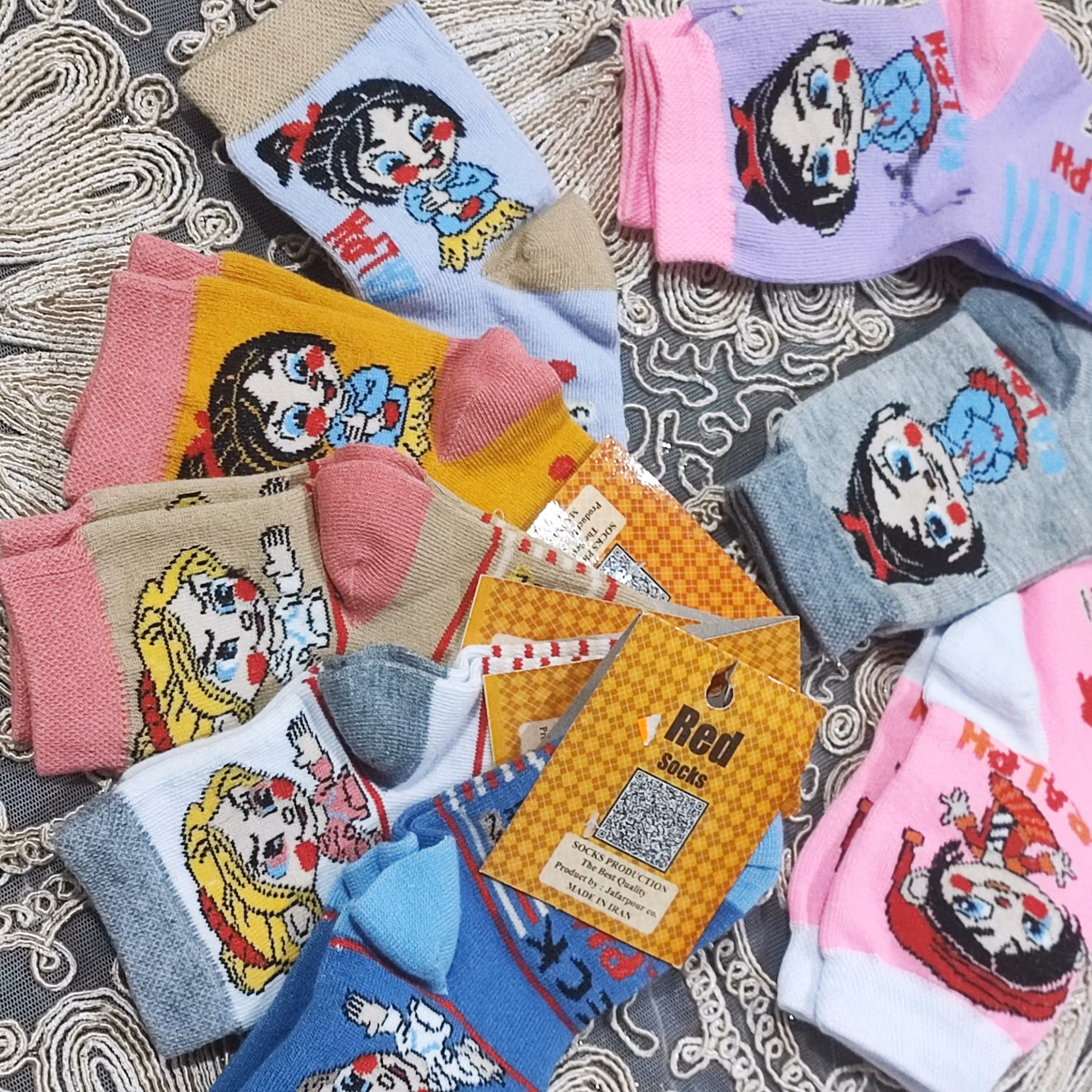 جوراب دخترانه و پسرانه، بچگانه