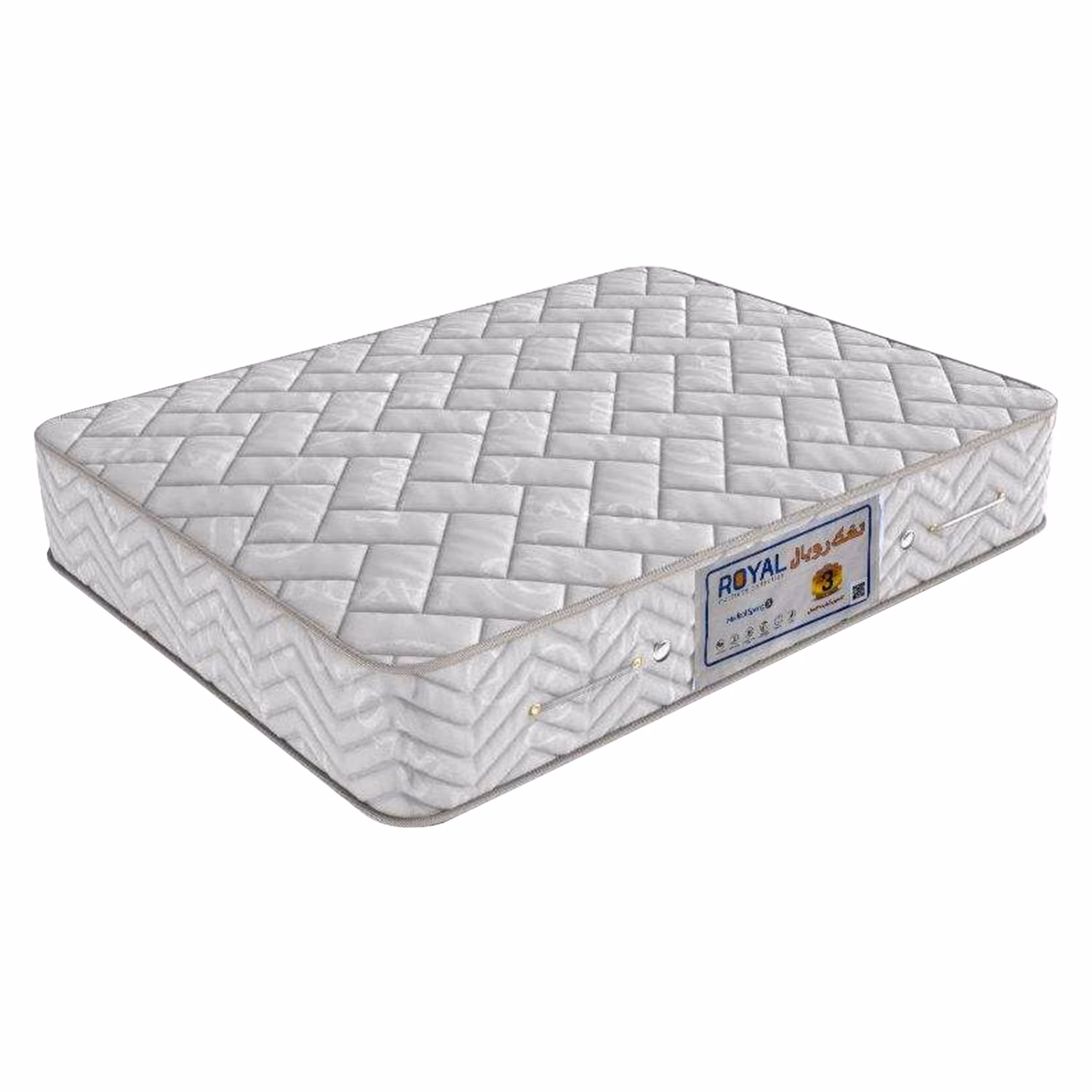 تشک رویال یکنفره نوجوان  مدل لارز کد 02  سایز 80 در 180 -ضمانت دو سال 