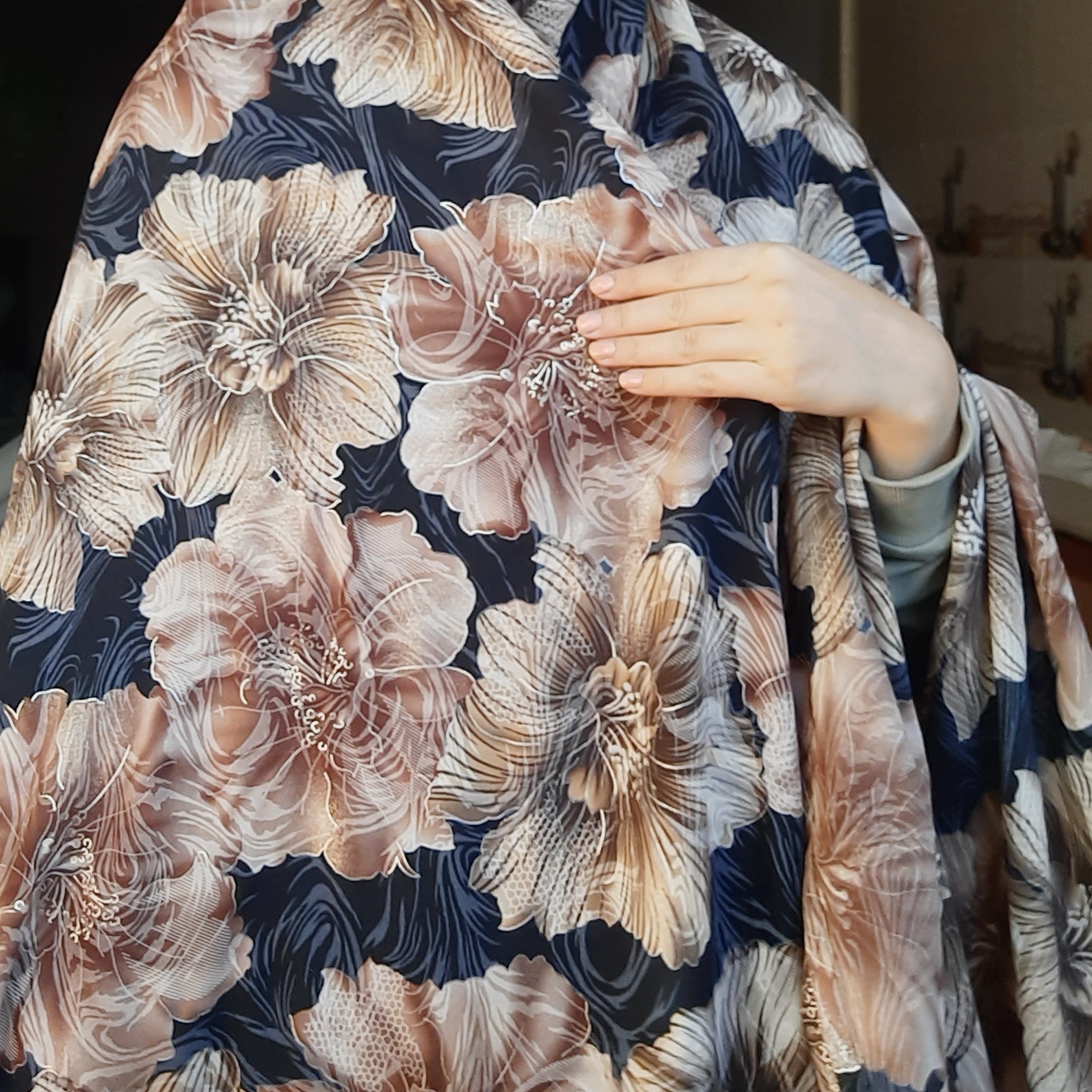 چادررنگی مجلسی دوخته شده کد39
