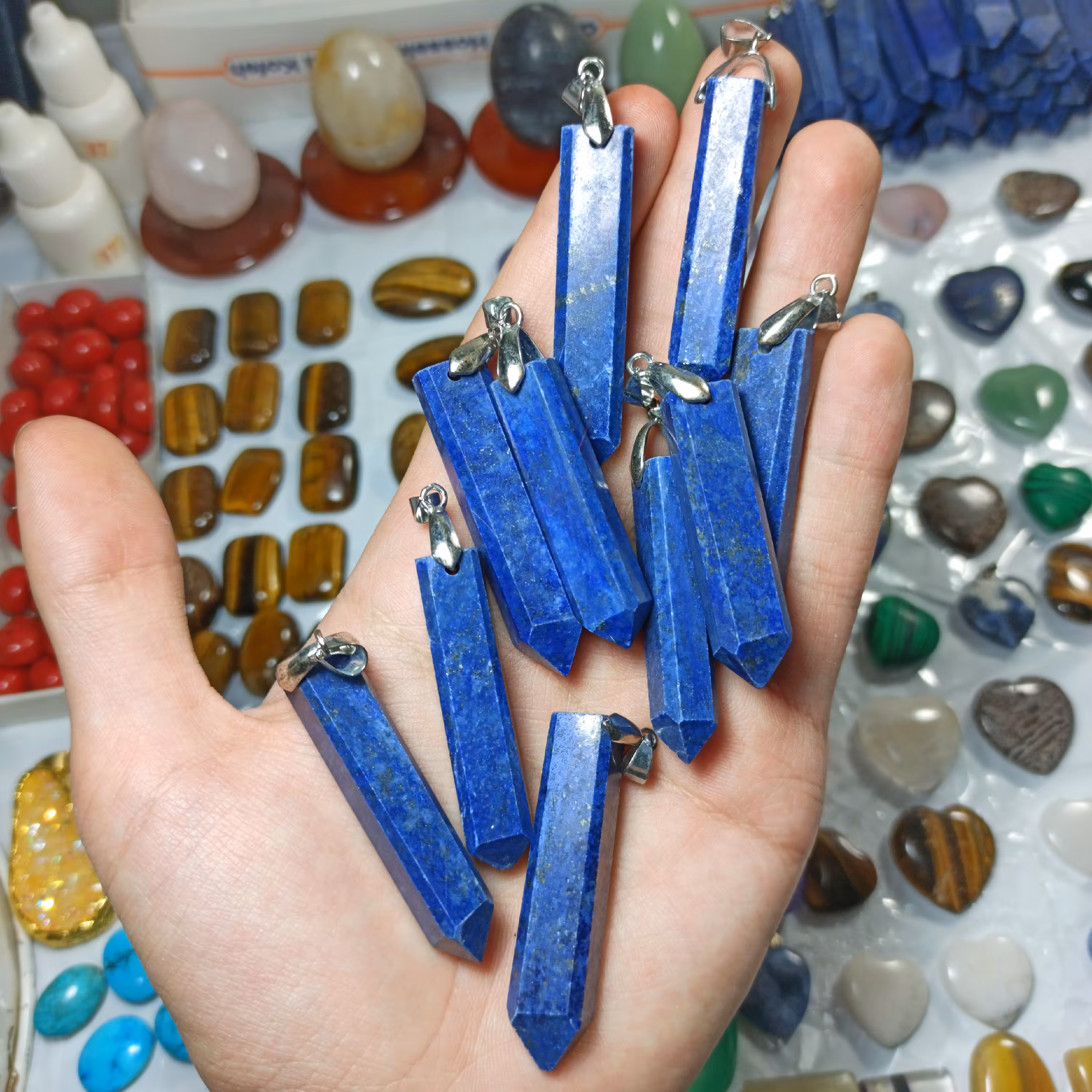 گردنبند زیبای لاجورد 1