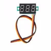 ماژول ولتمتر 3 دیجیت DC0-100V سایز 0.28 اینچ سبز | amazonchi