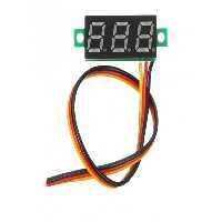 ماژول ولتمتر 3 دیجیت DC0-100V سایز 0.28 اینچ سبز | amazonchi