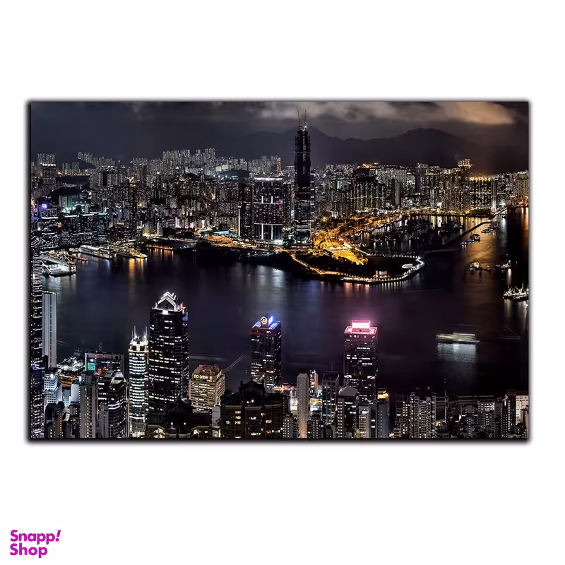 تابلو شاسی بکلیت طرح منظره شهر هنگ کنگ مدل SH-833