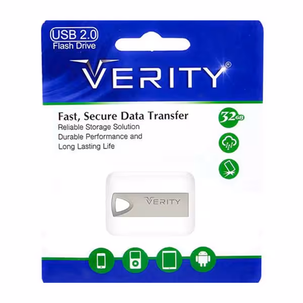 فلش 32گیگ وریتی مدل v803 با 5 سال گارانتی آسان سرویس