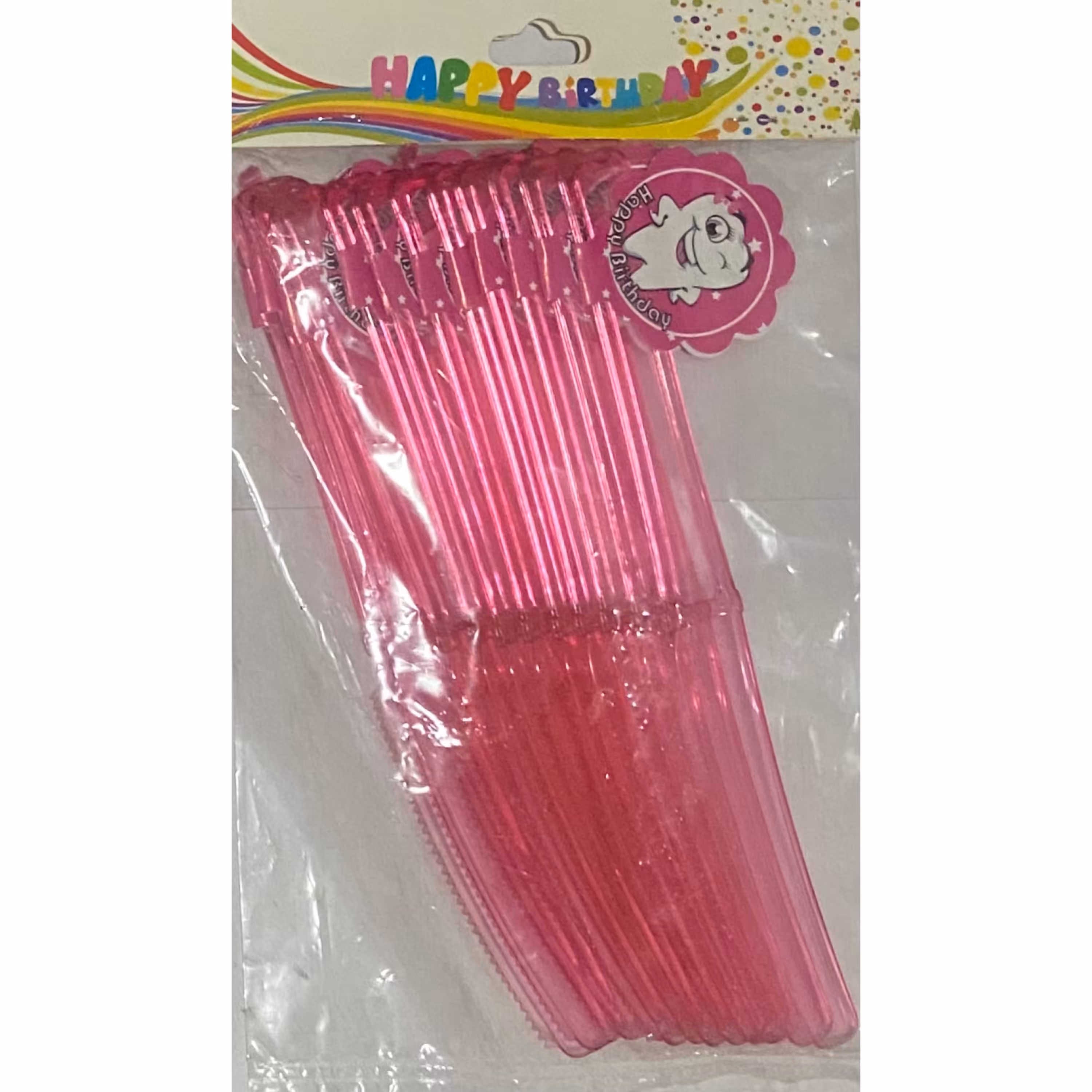 کارد تم دندونی دختر (بسته12عددی)