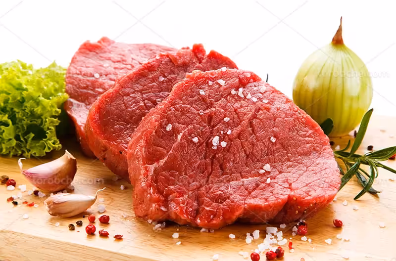 عکس گوشت تازه با پیاز | گرافیک با طعم تربچه