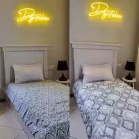 لحاف یک نفره طرح پتینه طوسی و سفید