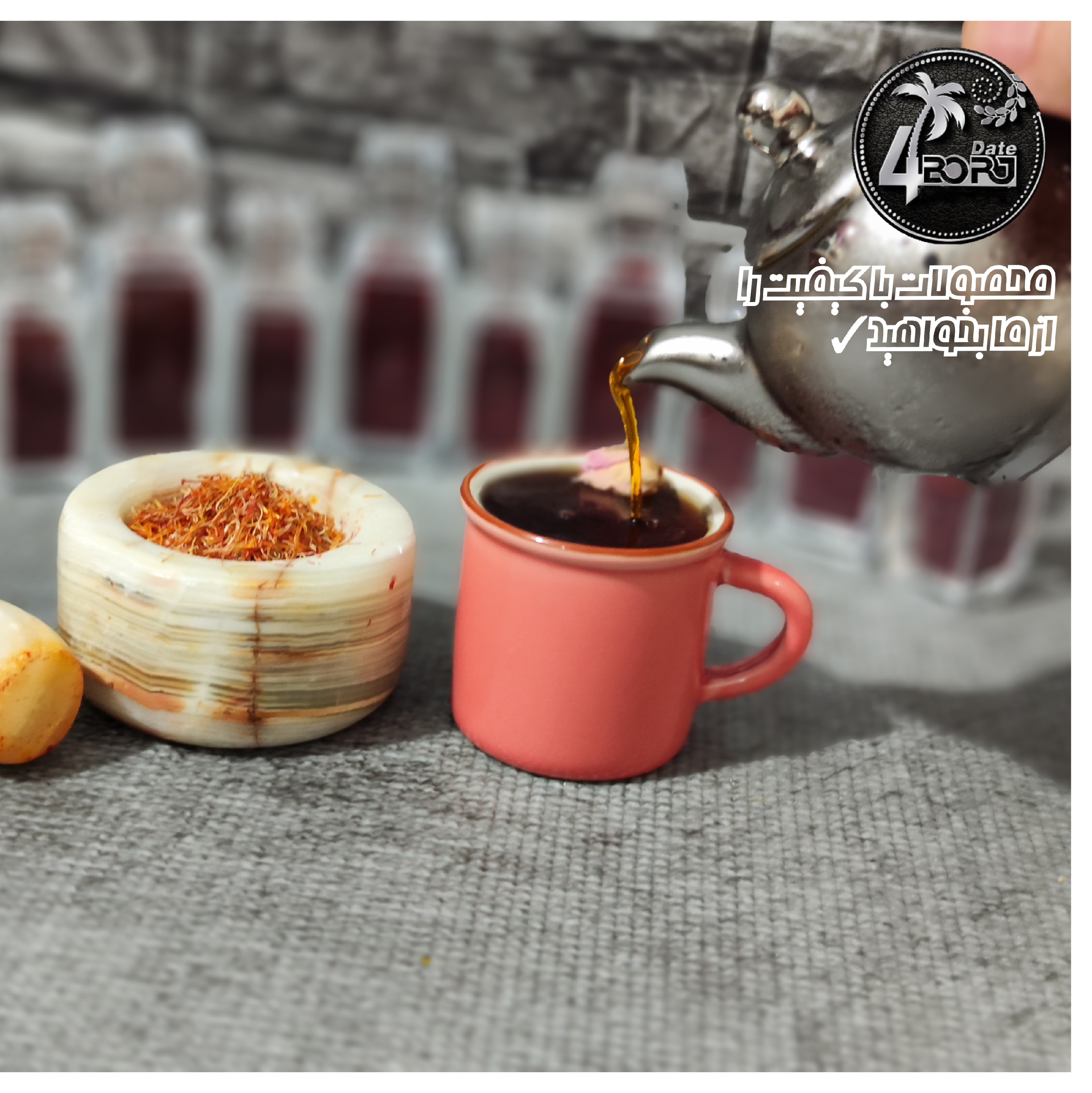زعفران با کیفیت و اصل با وزن نیم گرمی