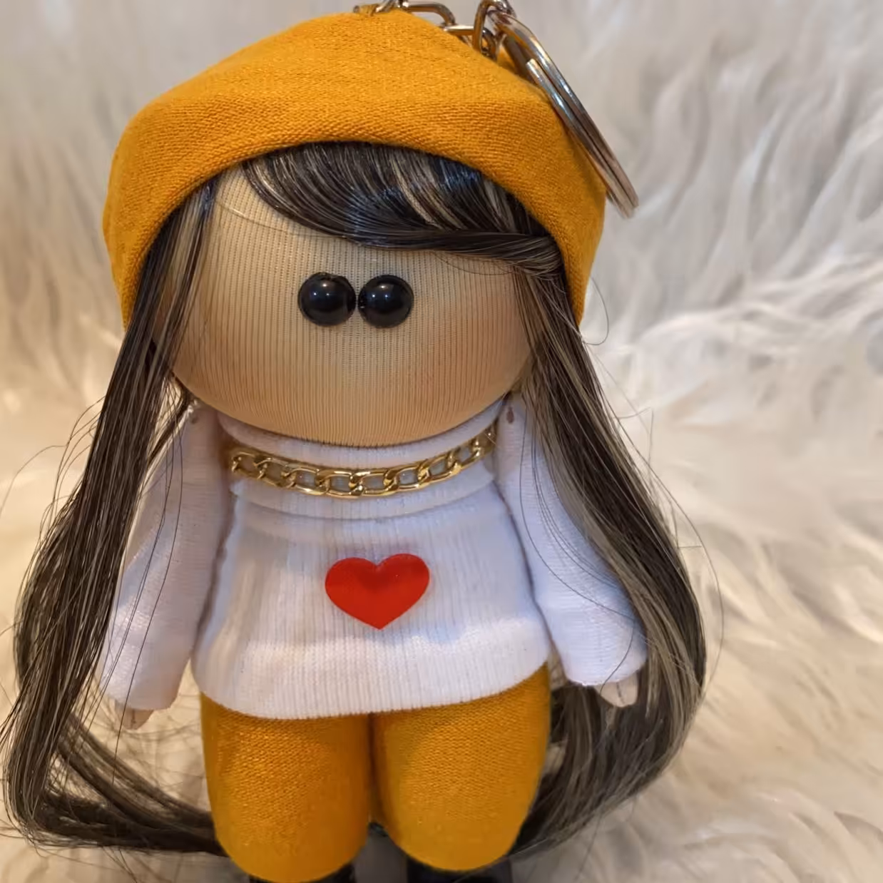 عروسک روسی دختر اویزی با قابلیت ایستایی با بهترین متریال مناسبکادویی