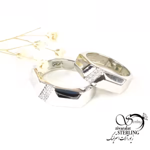 حلقه ست نقره نگین اوریب عیار925 کد 10241