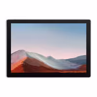 تبلت مایکروسافت مدل Surface Pro 7 ظرفیت 512 گیگابایت نقره‌ای با پردازنده i7 و کیبورد سیگنیچر/مشکی