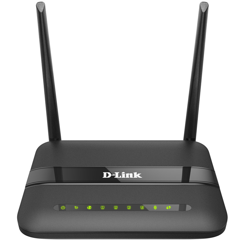 مودم روتر N300 بی سیم ADSL2+ دی-لینک مدل DSL-124