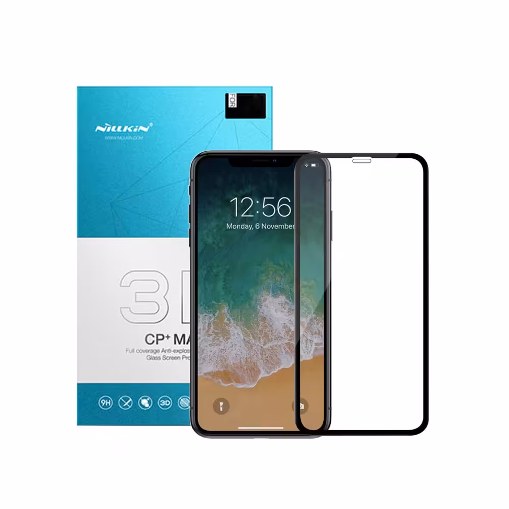 گلس 3D نیلکین گوشی آیفون iPhone XS Max مدل CP  Max