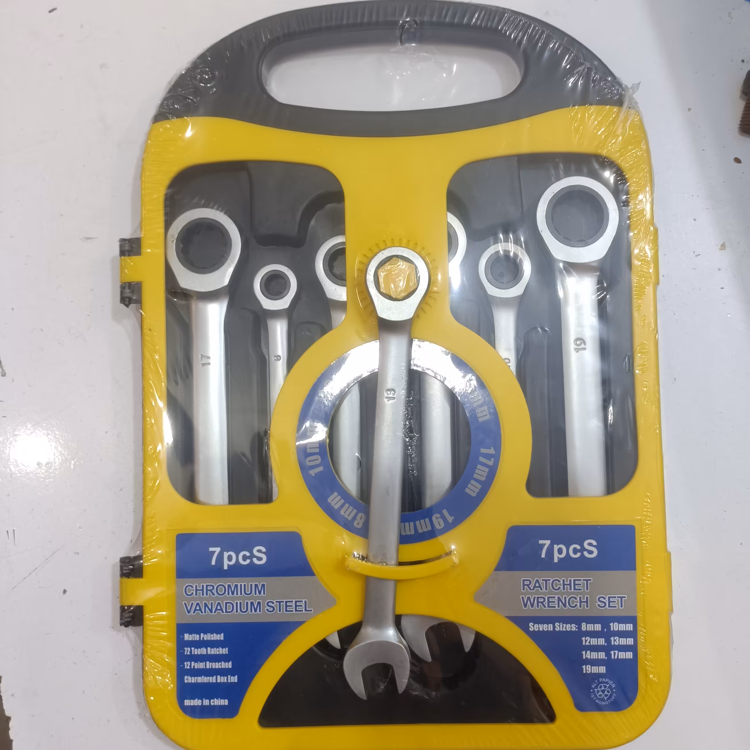 ست  7 عددی آچار یکسر جغجغه 