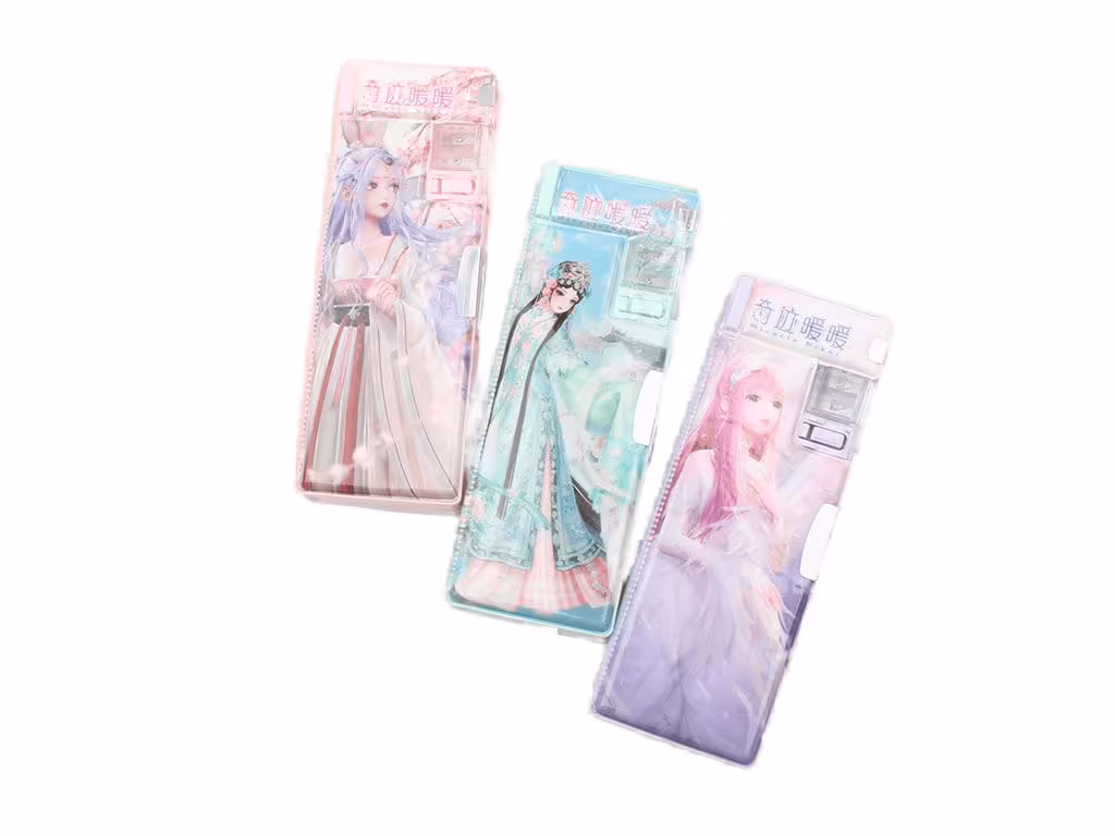 جامدادی دکمه ای فانتزی دخترانه