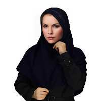 مقنعه سیلکا مدل تل دار کد SI-85