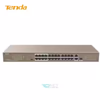 سوئیچ شبکه 24 پورت 10/100 POE تندا مدل TEF1126P-24-250W
