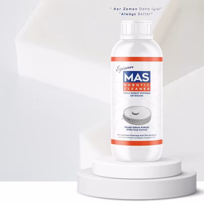 مایع شوینده ربات هوشمند (جارو) Egesan Mas با رایحه صابون سفید حجم 500 میل | فروشگاه ارس ترک