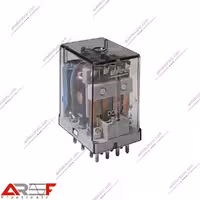 رله شیشه ای ERNI دارای 12 ولت 4 کنتاکت 5 آمپر 14 پین - فروشگاه عارف الکترونیک