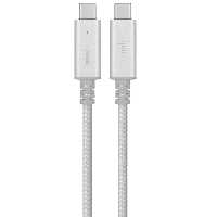 کابل MOSHI موشی تبدیل USB-C به USB-C مدل Integra USB-C Smart LED به طول 2 متر نقره ای - Hiapple.ir