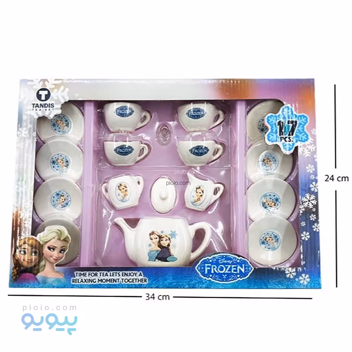 ست چایخوری چینی طرح فروزن