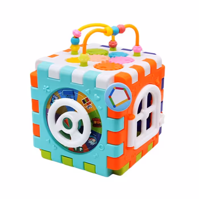 اسباب بازی فکری آموزشی مکعب هوش 6 کاره سایز بزرگ برند دانیال  صادراتی 