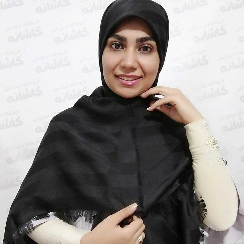 روسری بامبو طرح دار