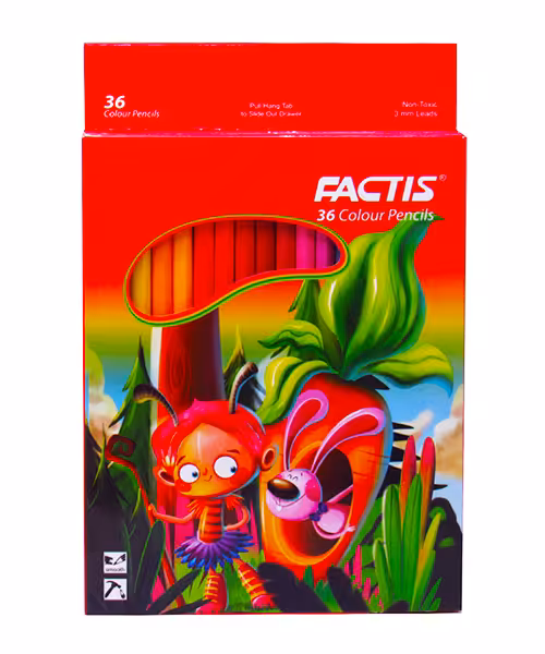 مدادرنگی  مقوایی  فکتیس 36 رنگ