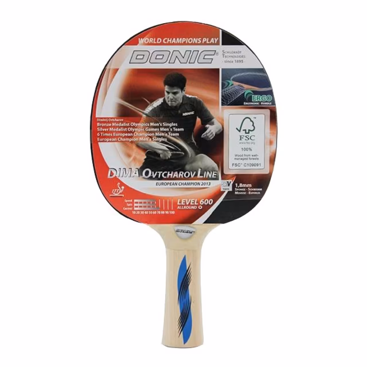 راکت پینگ پنگ دونیک مدل اچاروف لاین 600