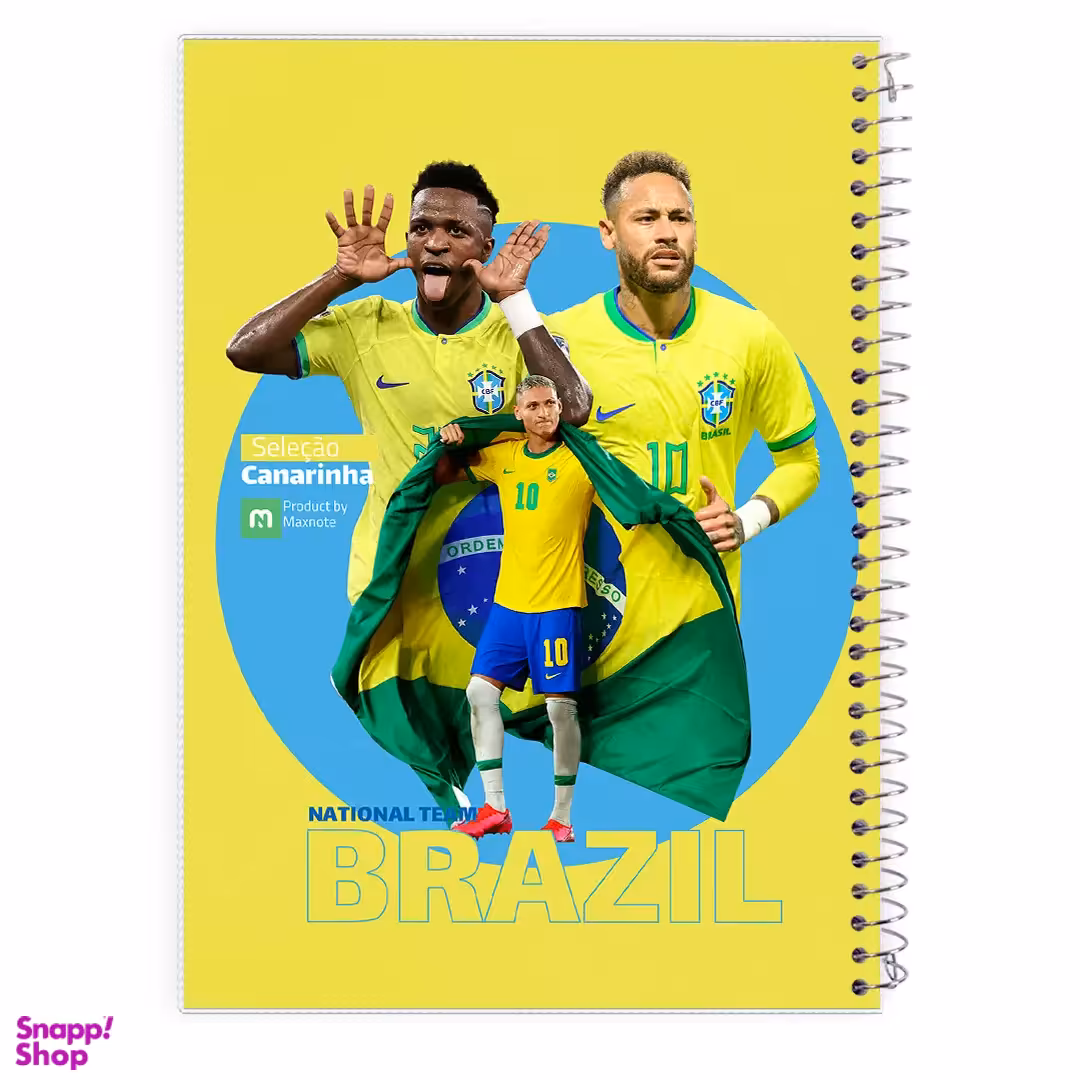 دفتر 60 برگ سیمی مکث نوت طرح برزیل کد 9682