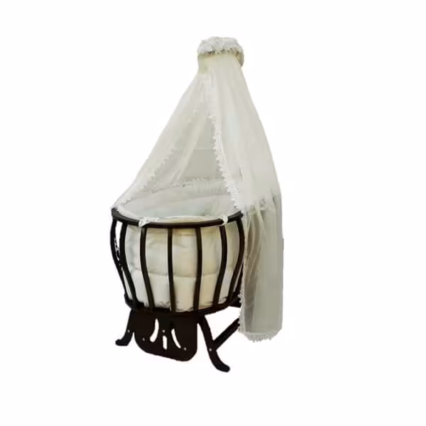 گهواره چوبی هپی ورد مدل آرام