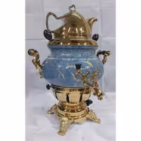 سماور  گازی طرح سنگ ماربل عدسی 6 لیتر  اکسیرExir 